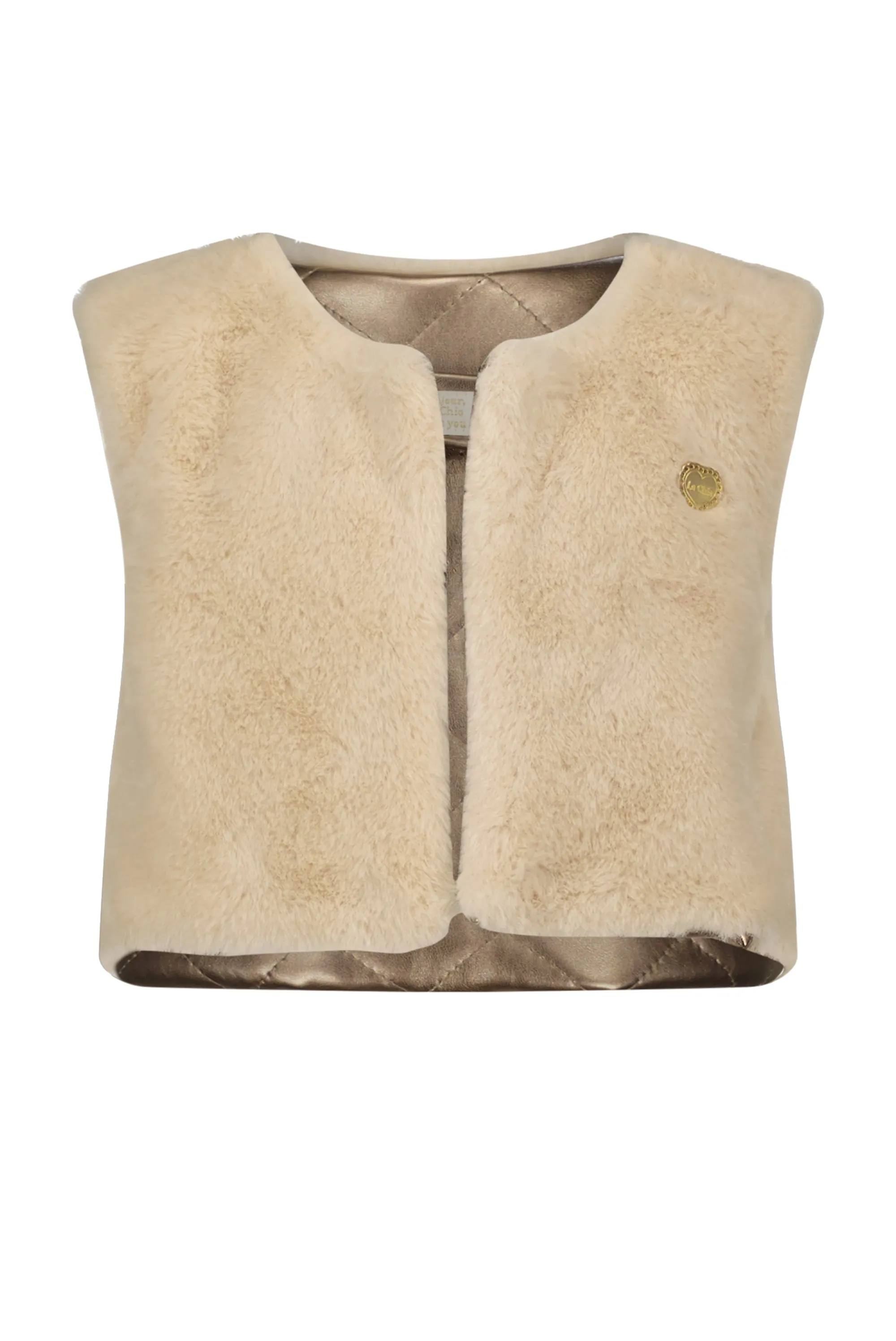 ♥ EMOBLA ♥ reversible gilet *Pearled Ivory*