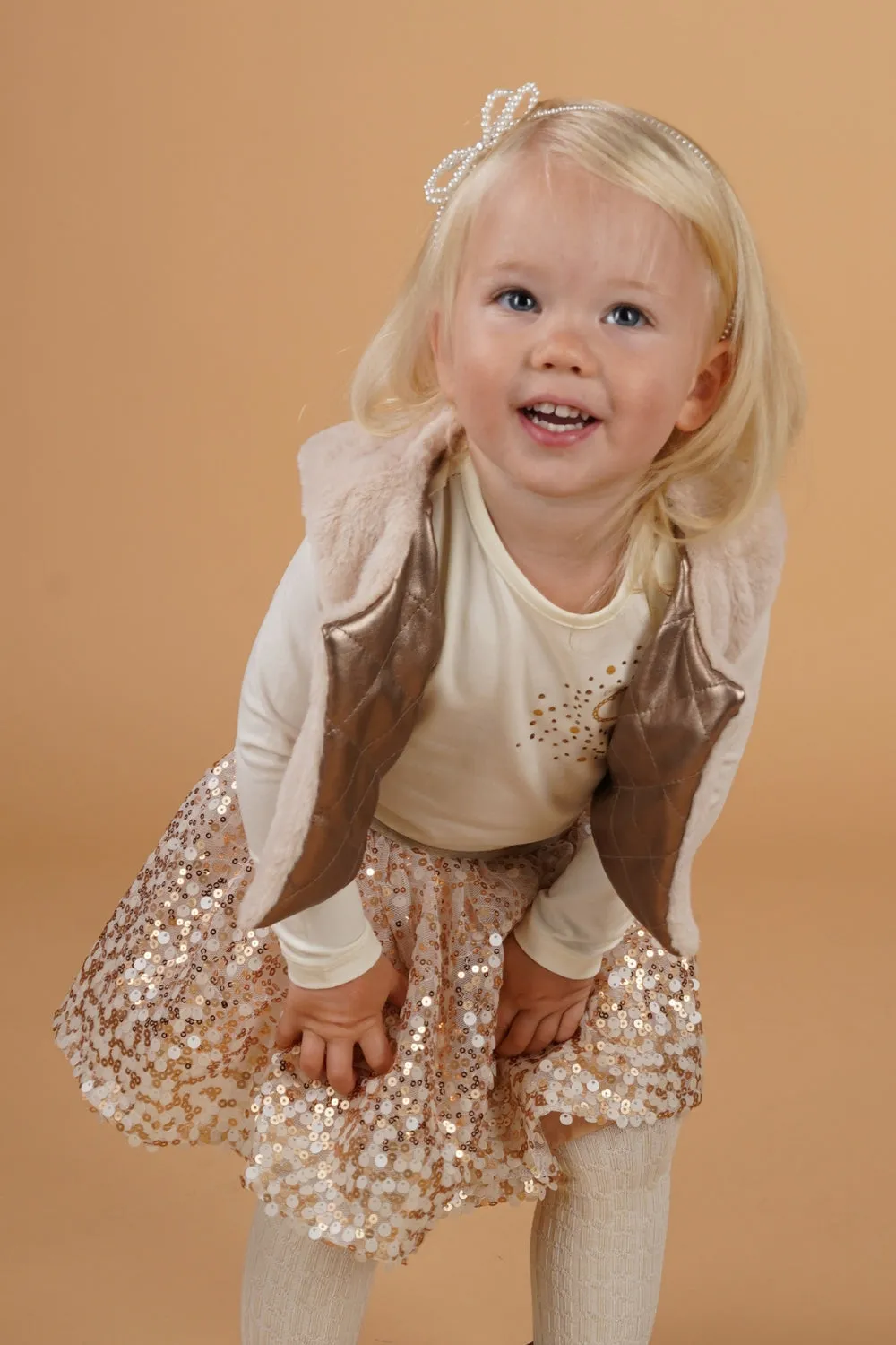 ♥ EMOBLA ♥ reversible gilet *Pearled Ivory*