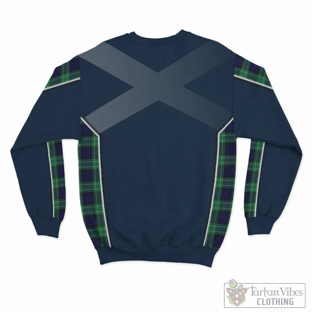 Abercrombie Tartan Sweater with Family Crest and Lion Rampant Vibes Sport Style