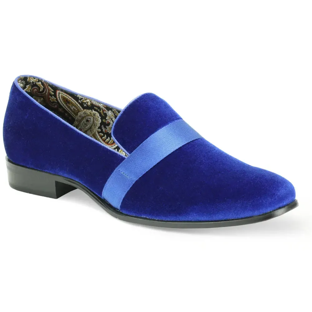 After Midnight Strut Velvet Smoking Slip-on Dress Shoe