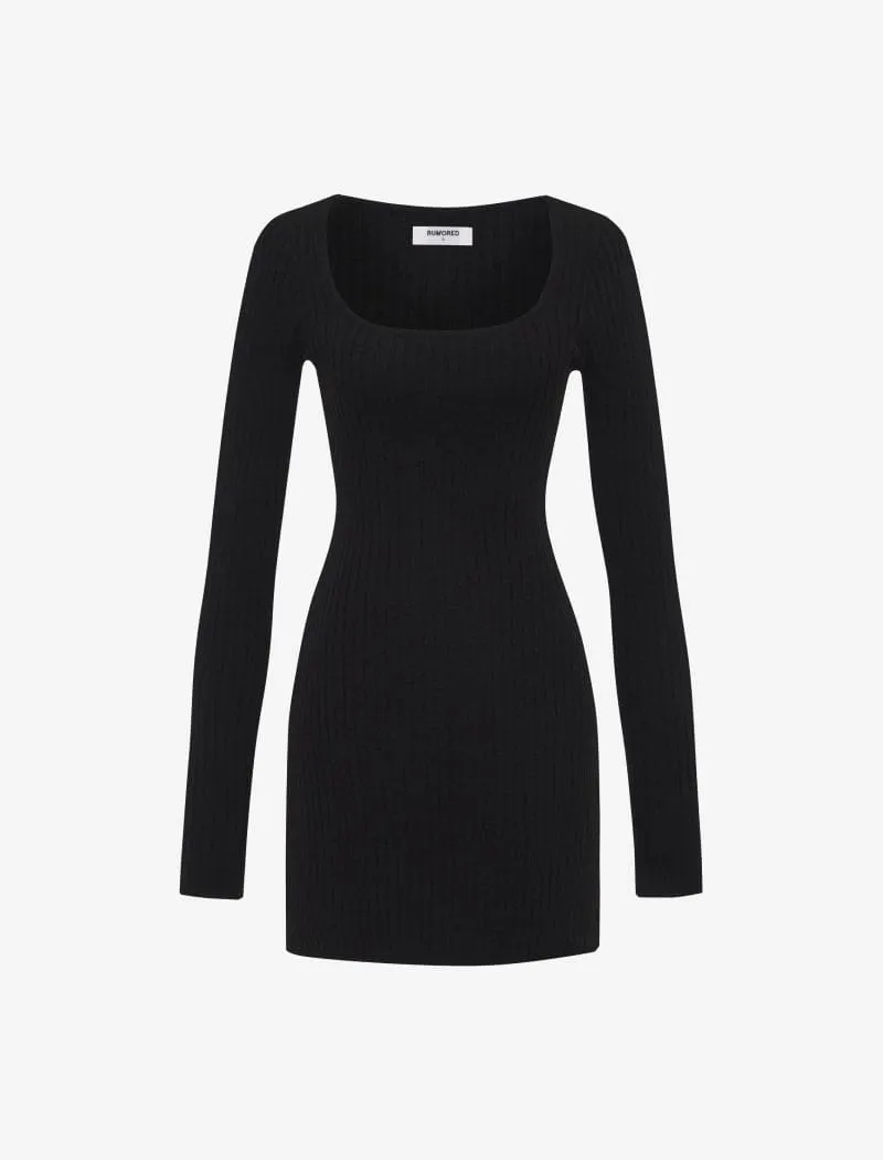 Alpine Mini Dress | Black