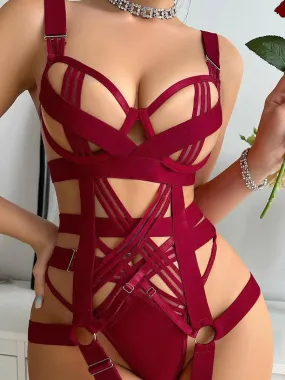 Anahi Bodysuit - Burgundy