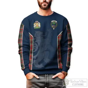 Anderson of Arbrake Tartan Sweater with Family Crest and Lion Rampant Vibes Sport Style