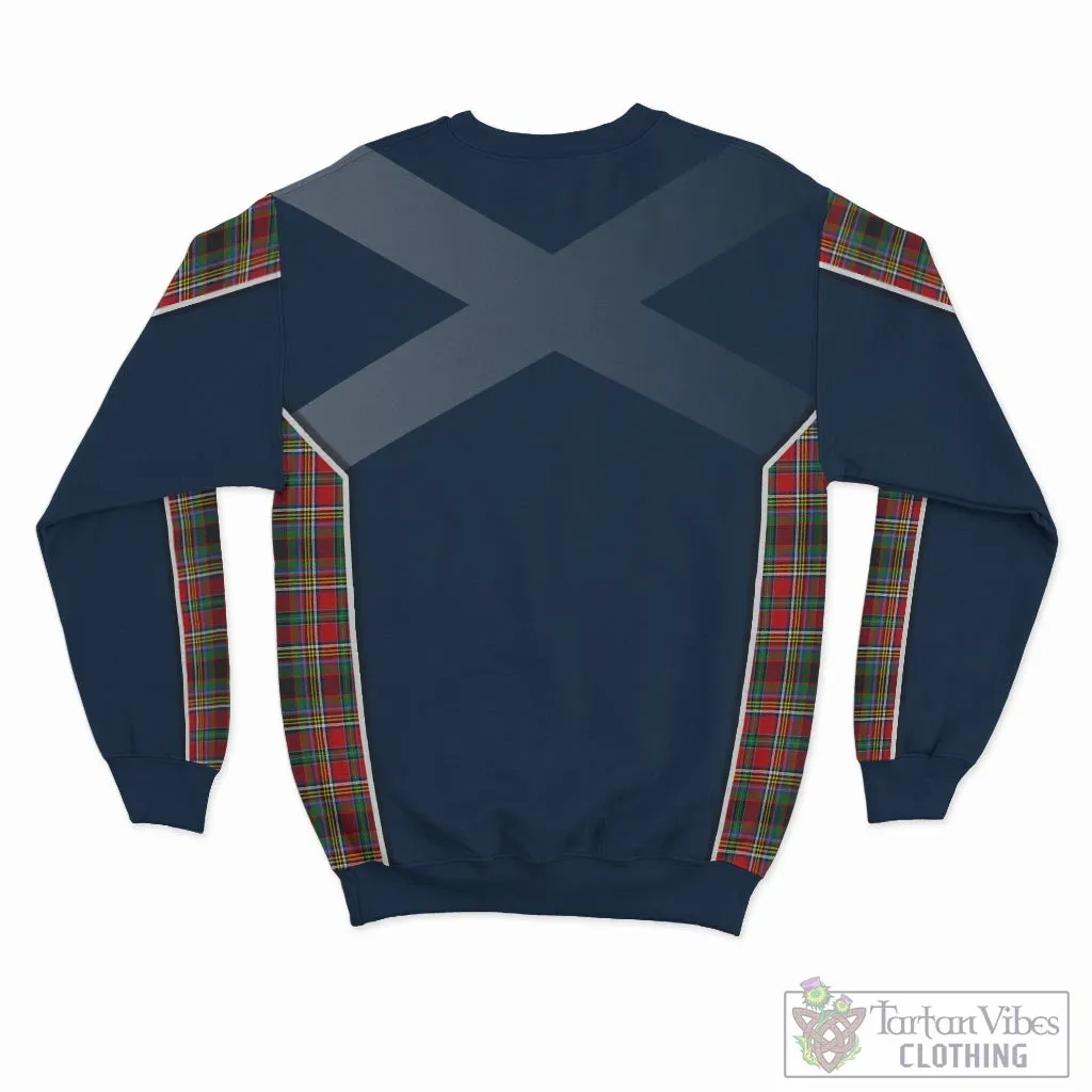 Anderson of Arbrake Tartan Sweater with Family Crest and Lion Rampant Vibes Sport Style