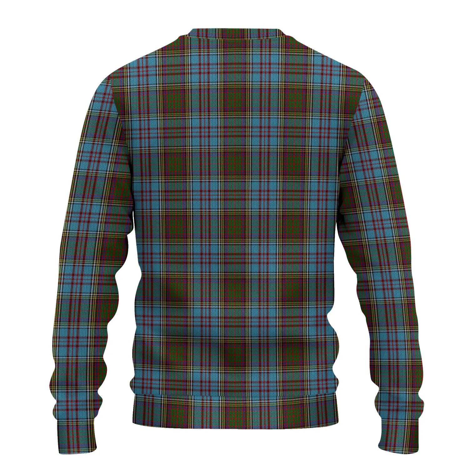 Anderson Tartan Ugly Sweater with Family Crest