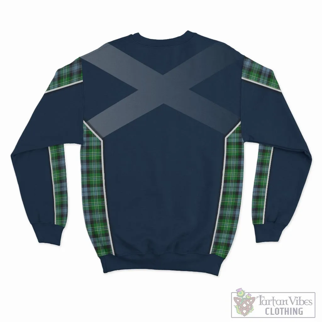 Arbuthnot Ancient Tartan Sweater with Family Crest and Lion Rampant Vibes Sport Style