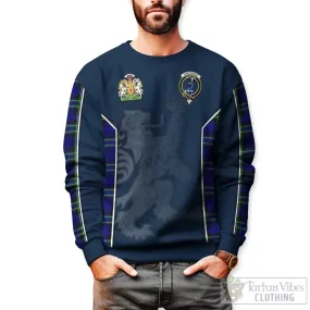 Arbuthnot Modern Tartan Sweater with Family Crest and Lion Rampant Vibes Sport Style