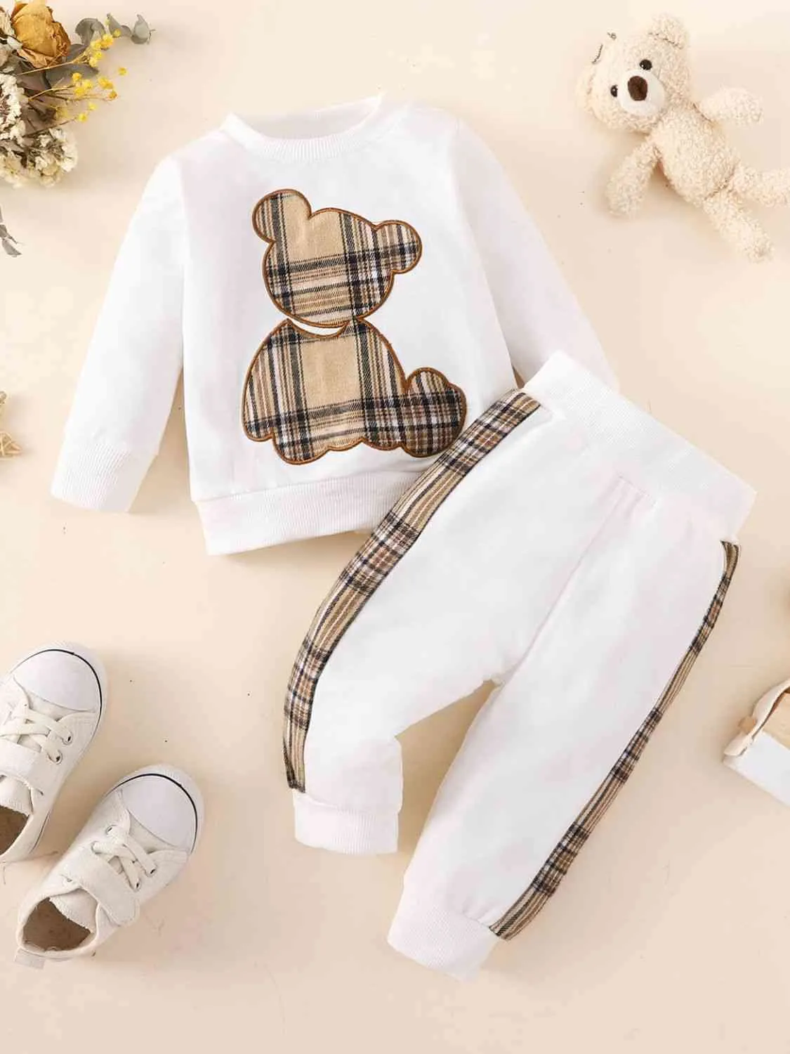 Baby Bear Graphic Sweater and Jogger Set