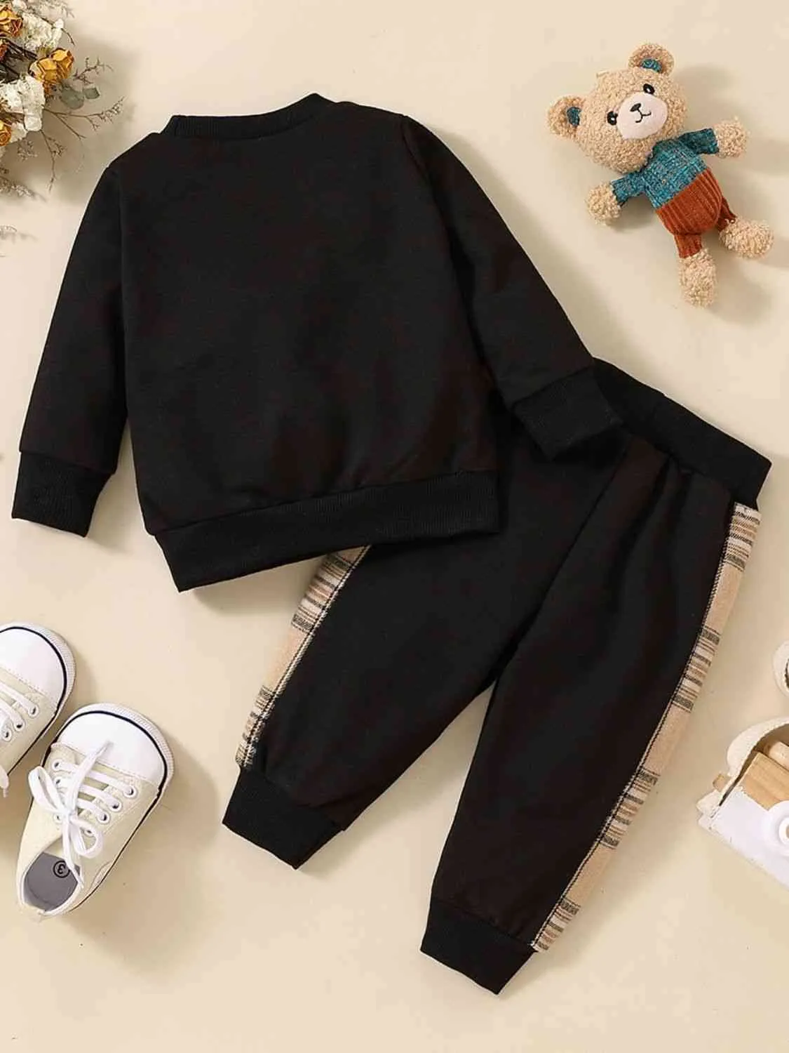 Baby Bear Graphic Sweater and Jogger Set