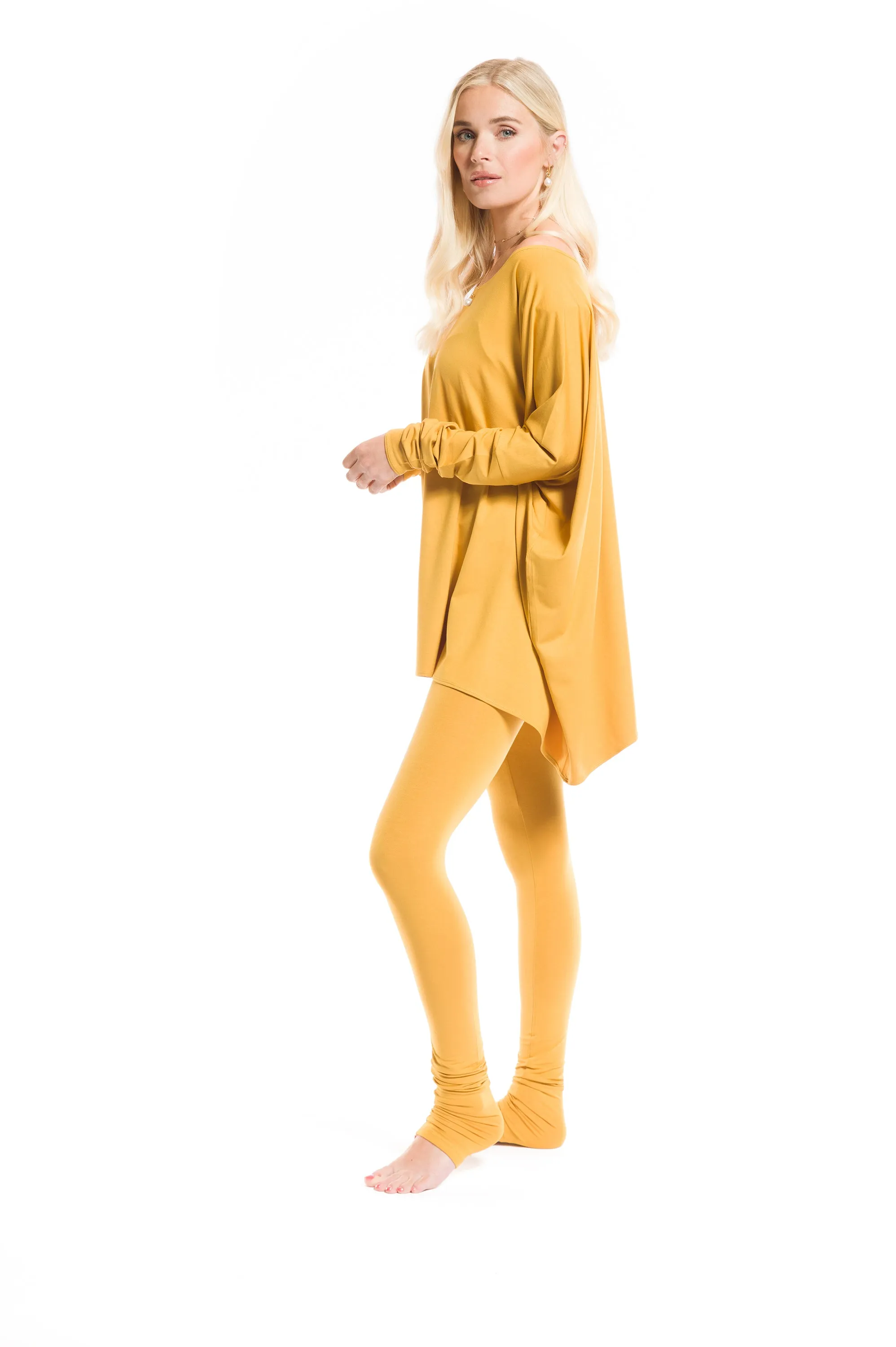 BAGGY BOX TOP TIBETAN YELLOW