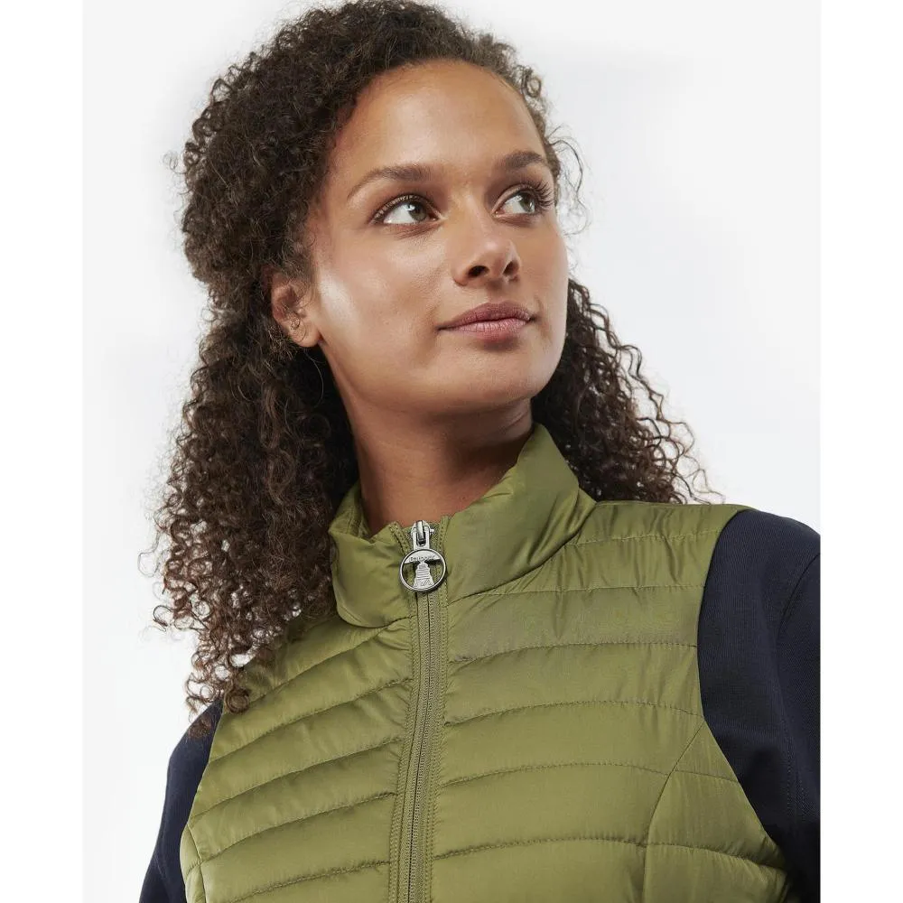 Barbour Morwick Ladies Quilted Gilet - Dark Moss