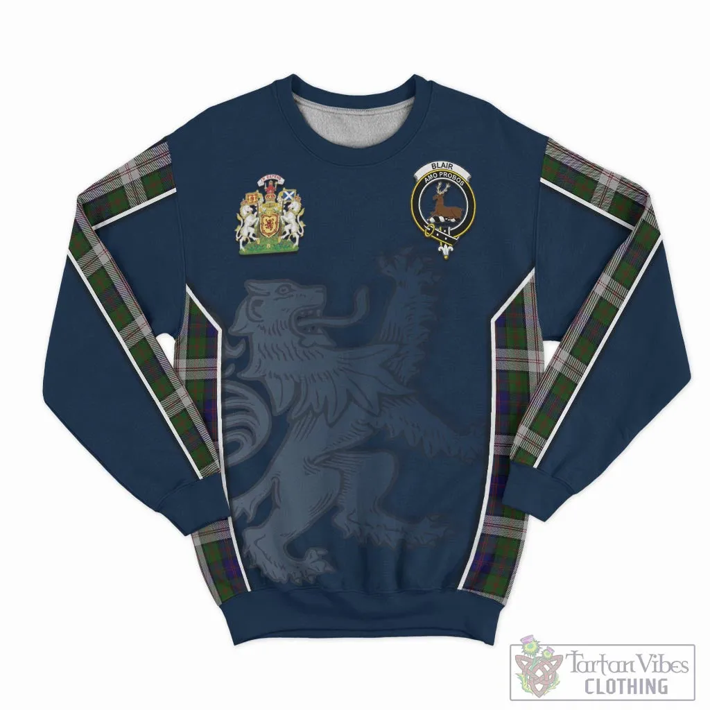 Blair Dress Tartan Sweater with Family Crest and Lion Rampant Vibes Sport Style