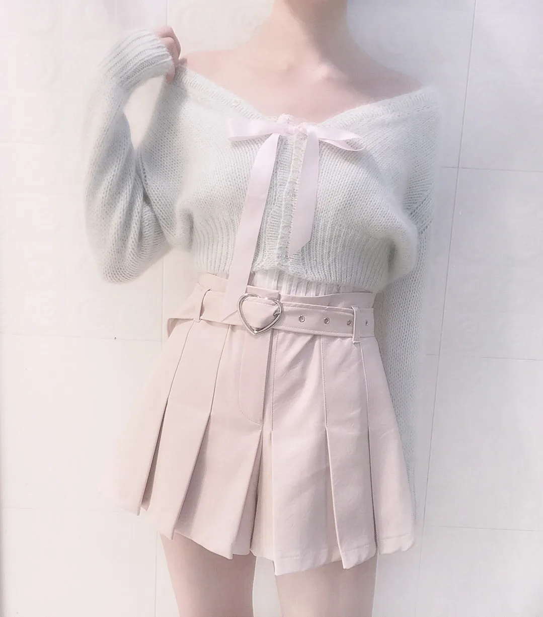 [By Peilieeshop] The Dancing Swan Soft Cardigan