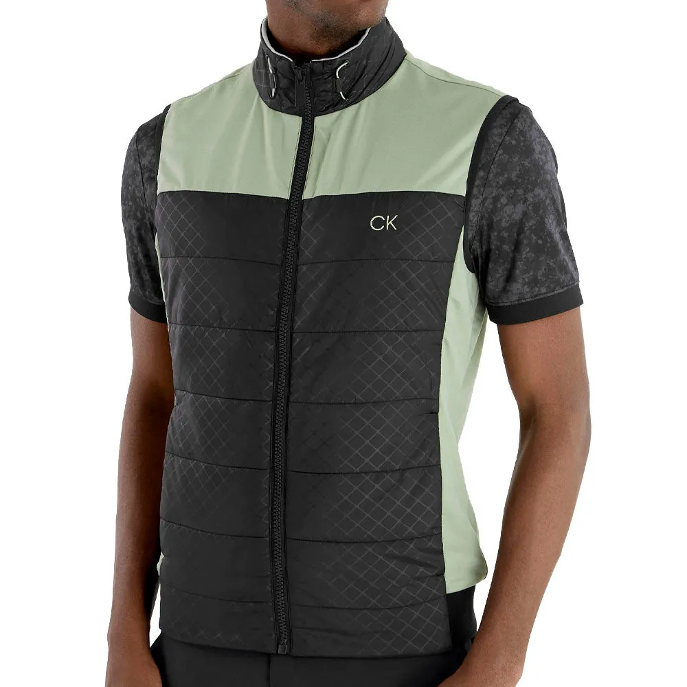 Calvin Klein Malden Hybrid Gilet - Cameo Green