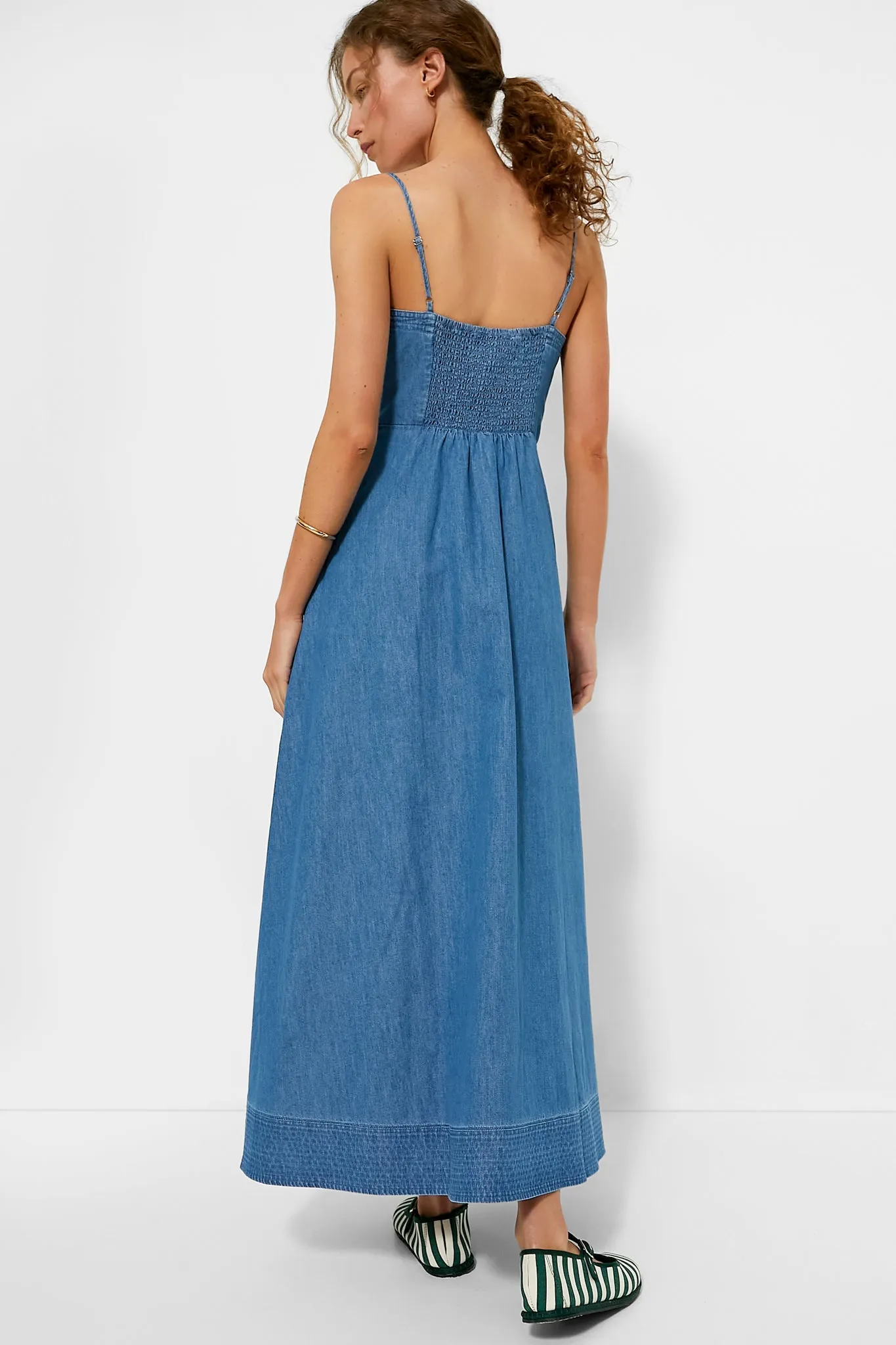 Chambray Rhea Maxi Dress