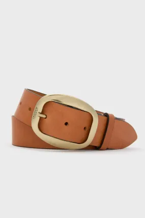 Cognac Dara Buckle Belt