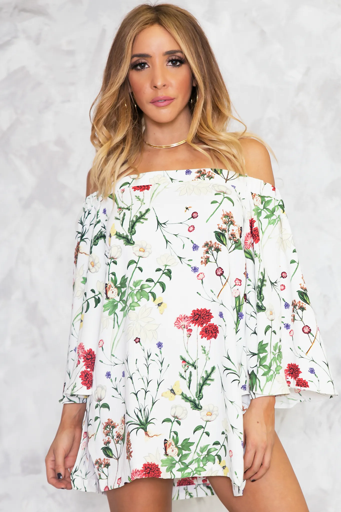 Coming After You Floral Tunic