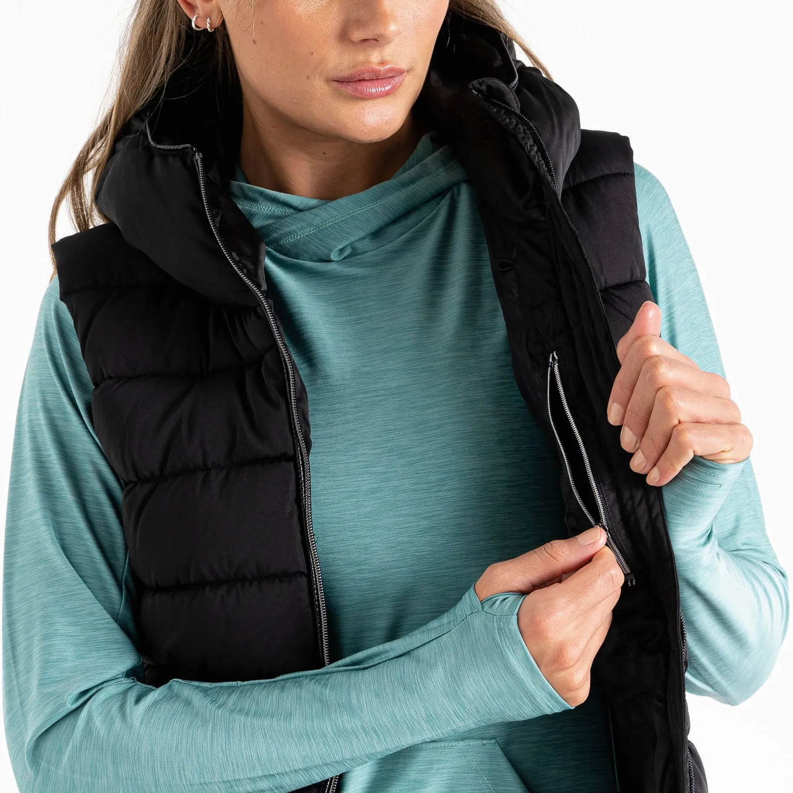 Dare 2b Womens Reputable Hooded Bodywarmer