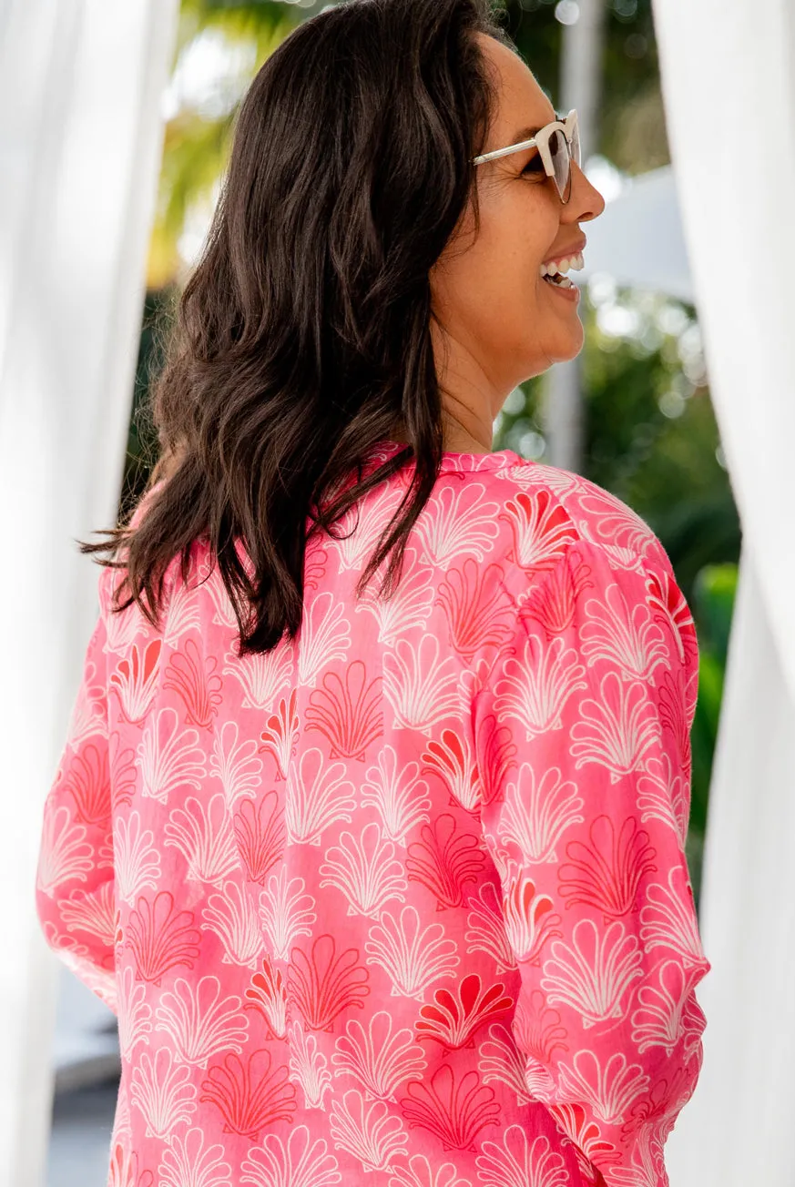 Deco Shell Cotton Beach Tunic