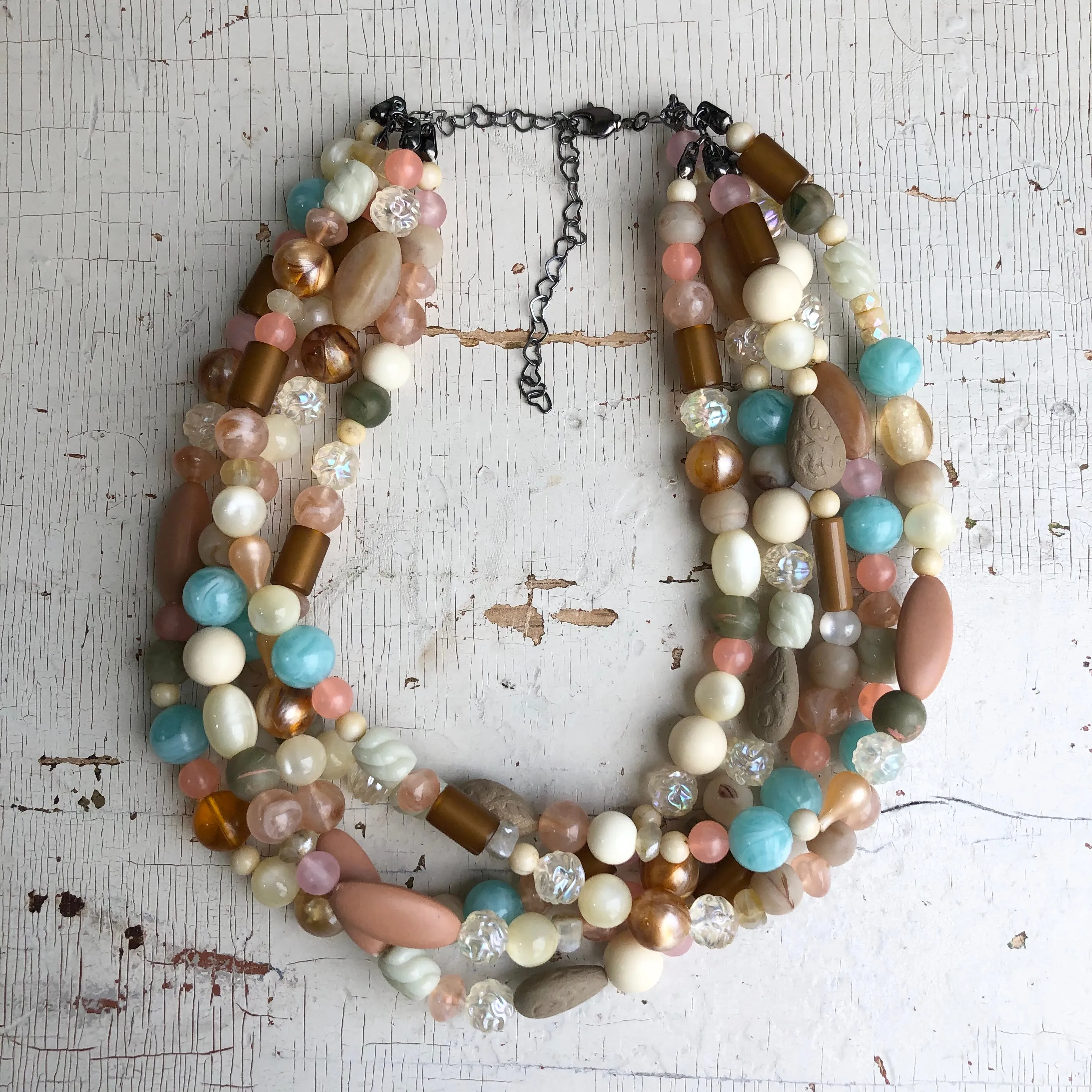 Desert Pastels Lucite Sylvie Necklace