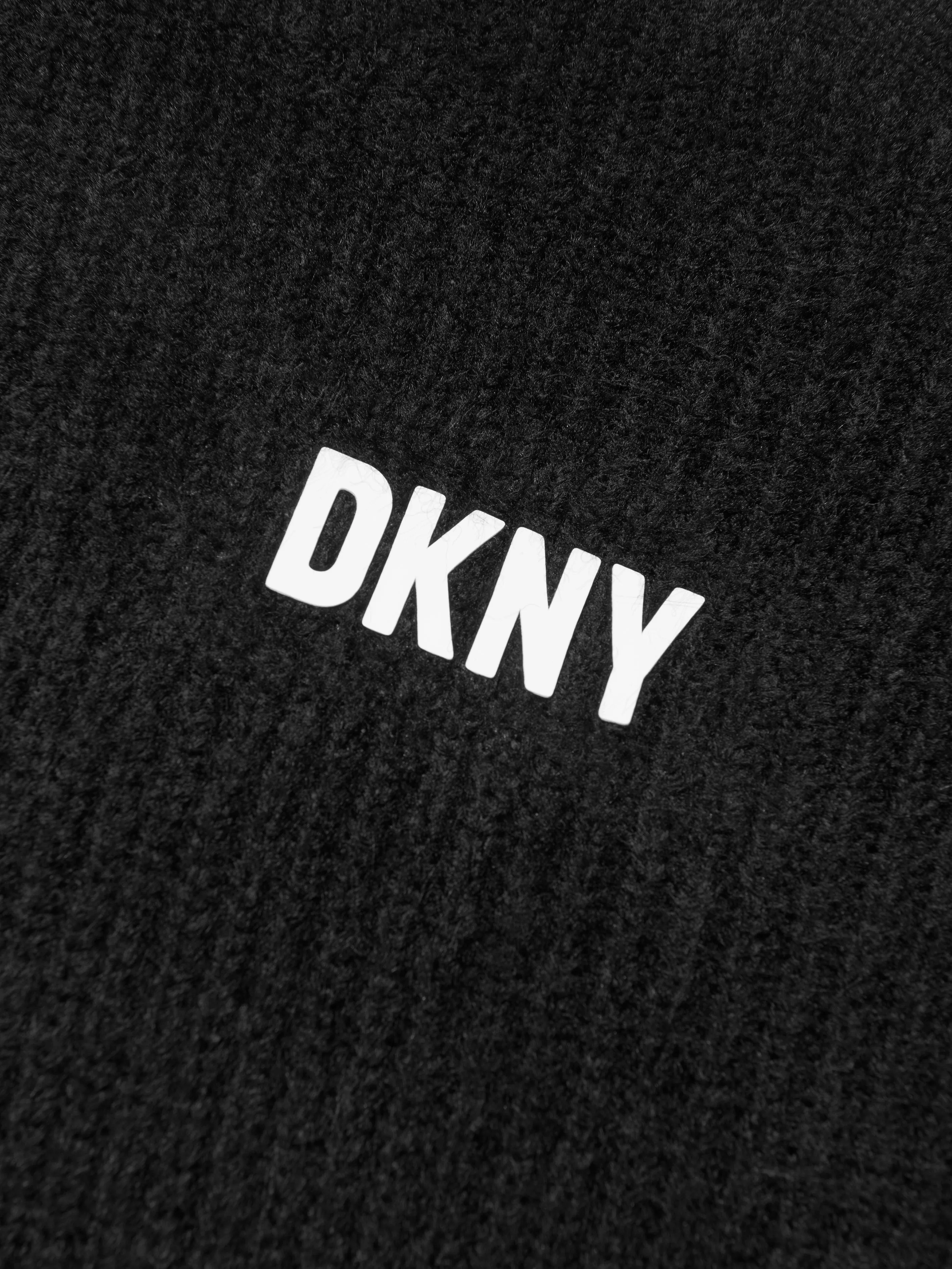 DKNY Girls Knitted Logo Dress