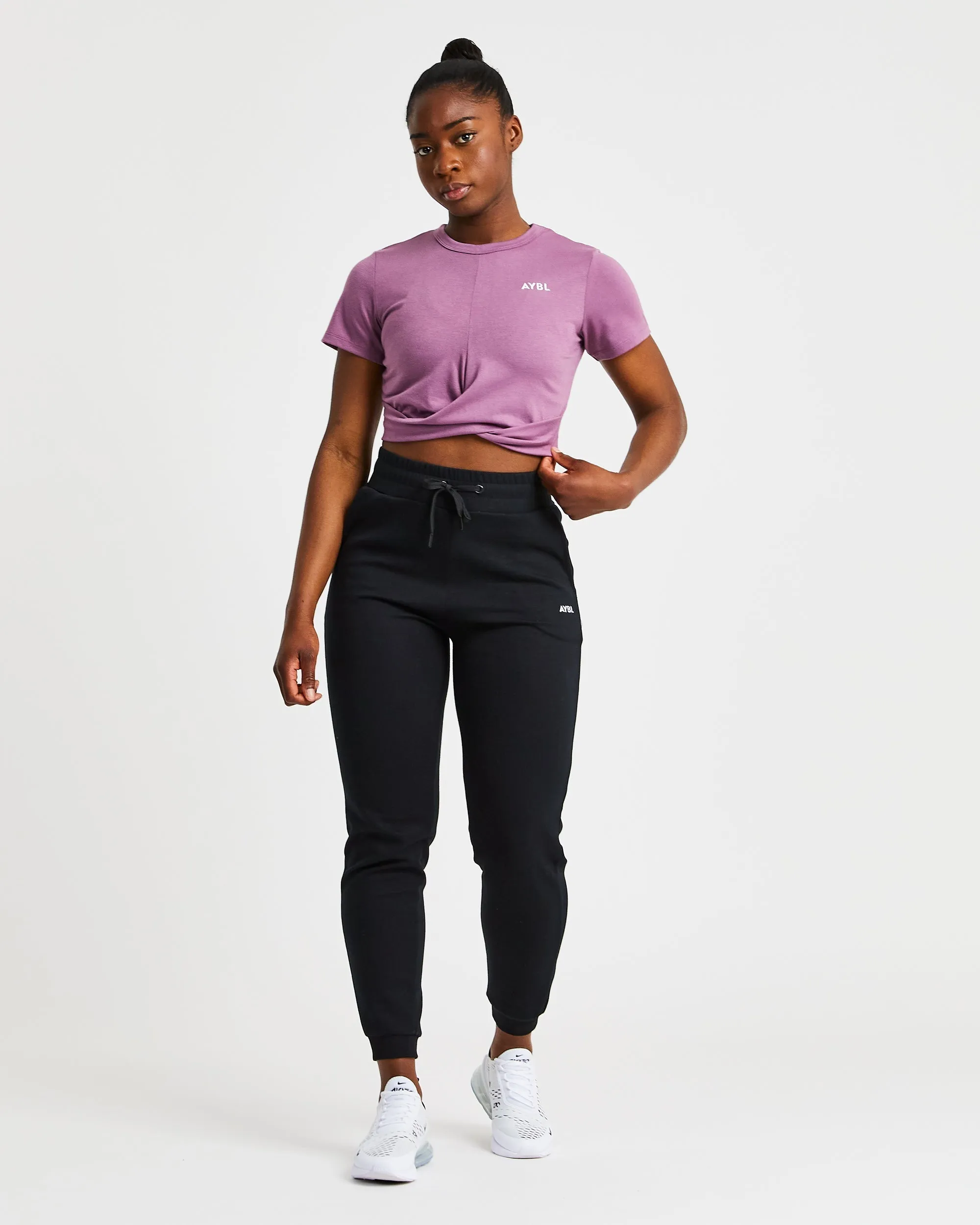 Element Twist Top - Mauve Purple