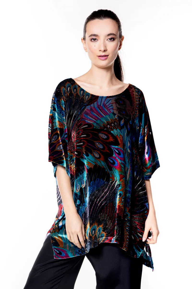 Erté Velvet Tunic