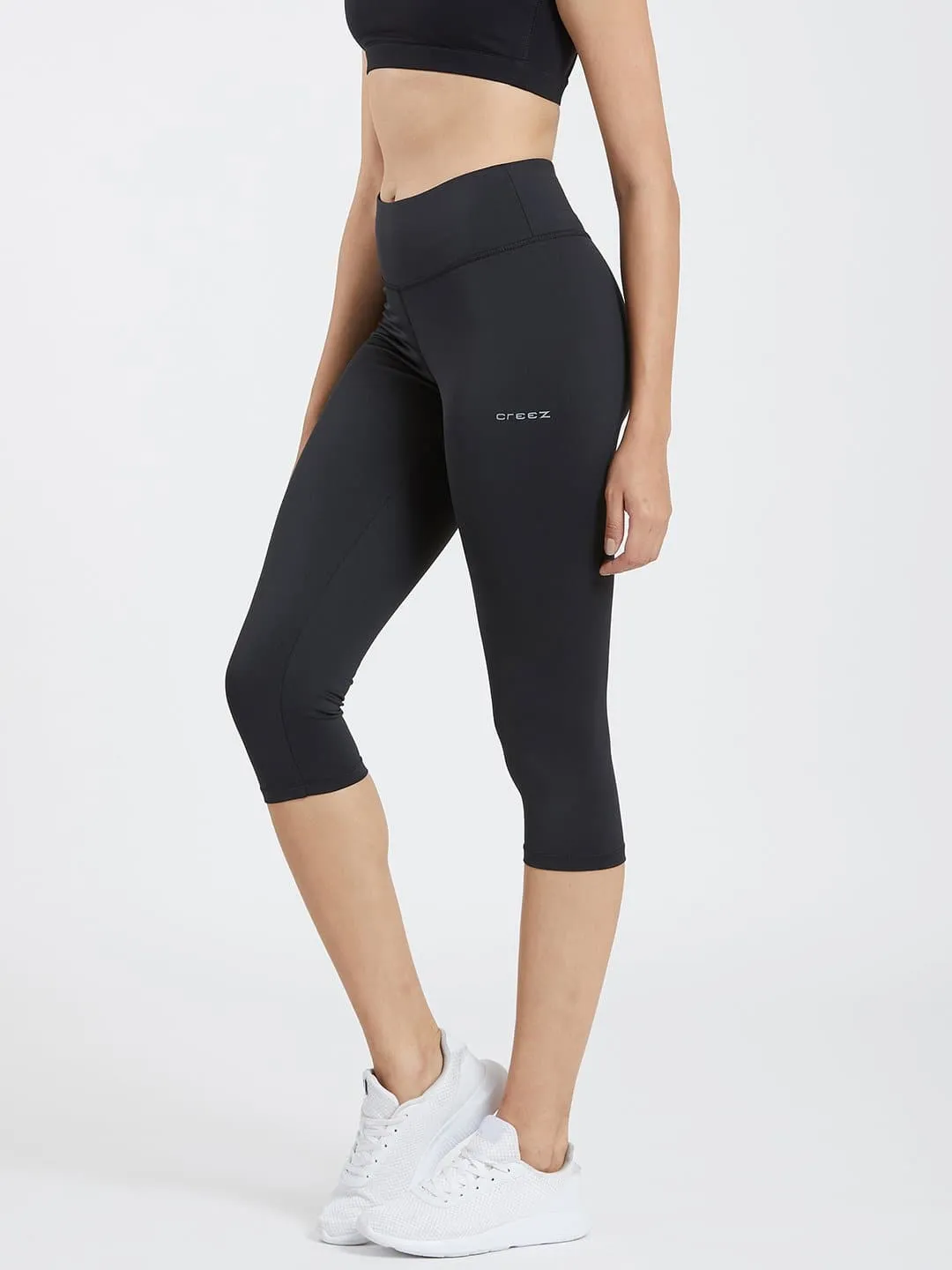 Essential Black Active Capri Leggings