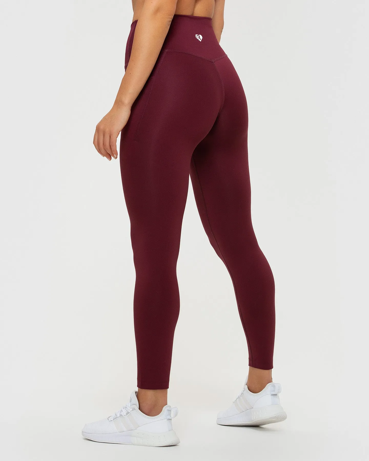 Essential Leggings with Pockets | Dark Cherry