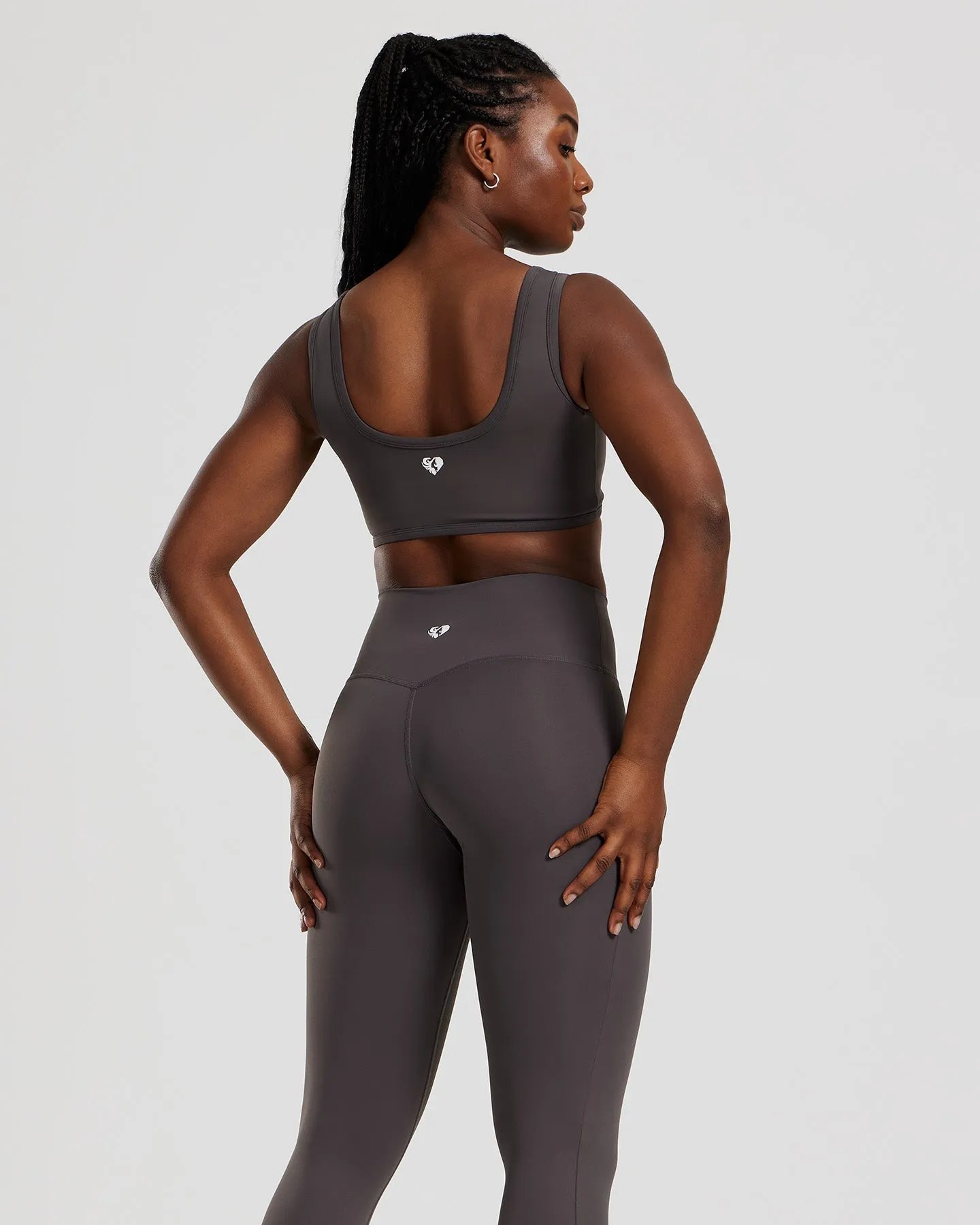 Essential Mini Flared Leggings | Graphite