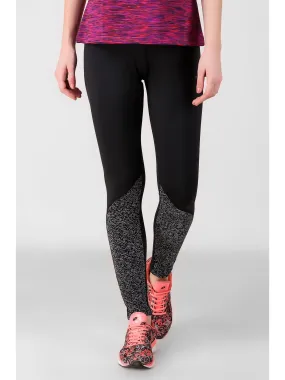 Essential Print Block Black Leggings