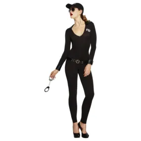 FBI Ladies Costume - Black