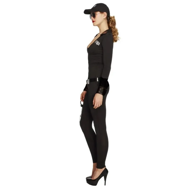 FBI Ladies Costume - Black