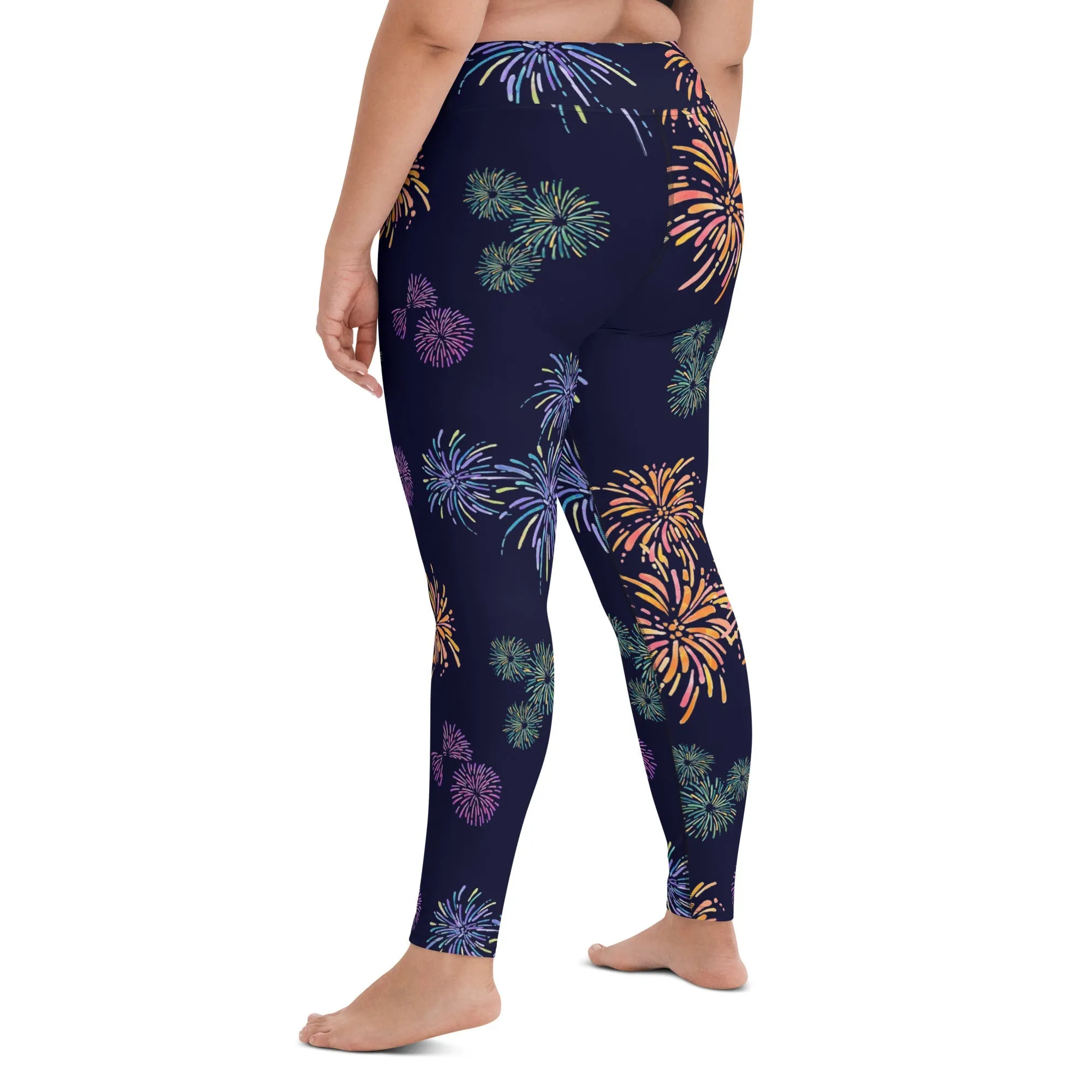 Fireworks Ears Yoga Leggings