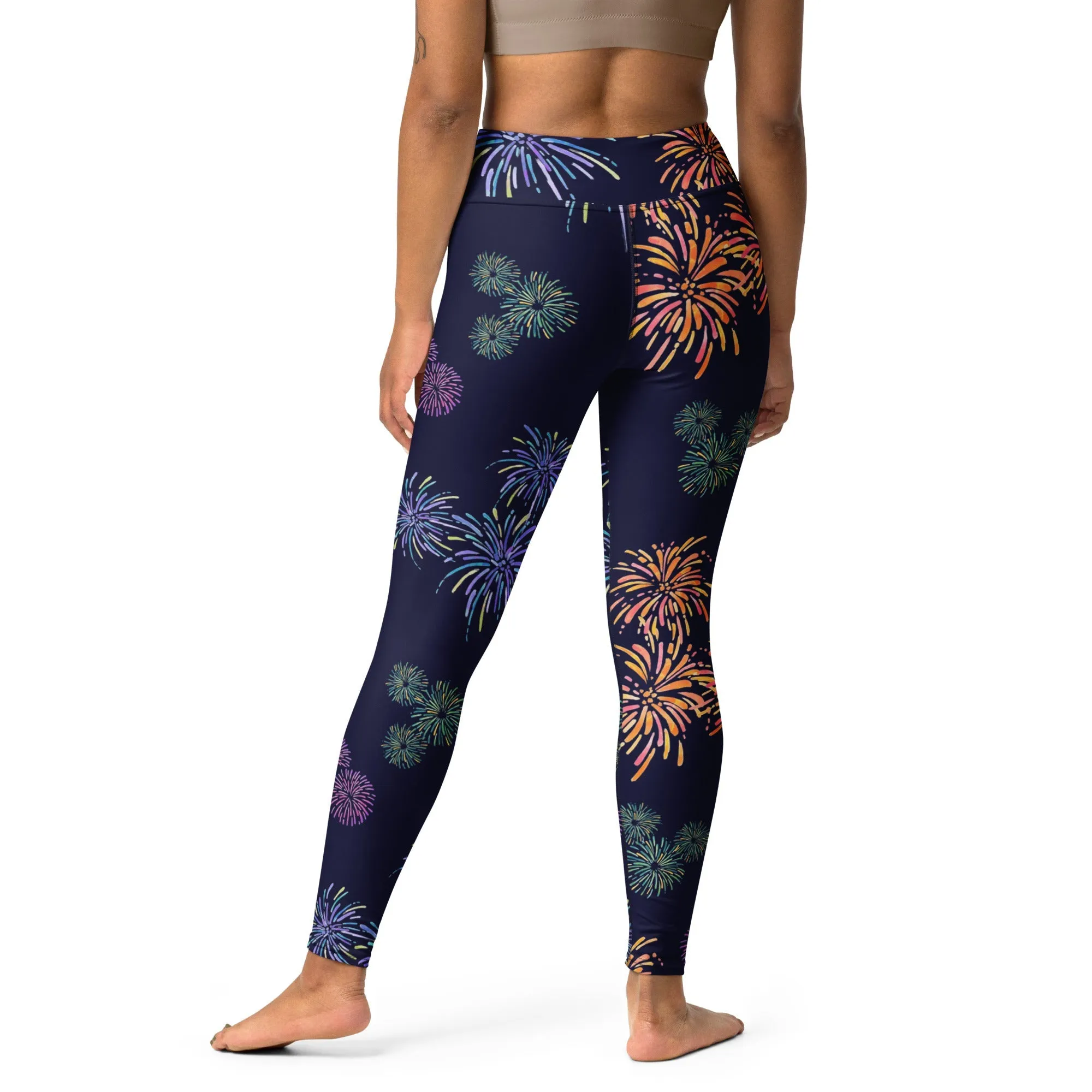 Fireworks Ears Yoga Leggings