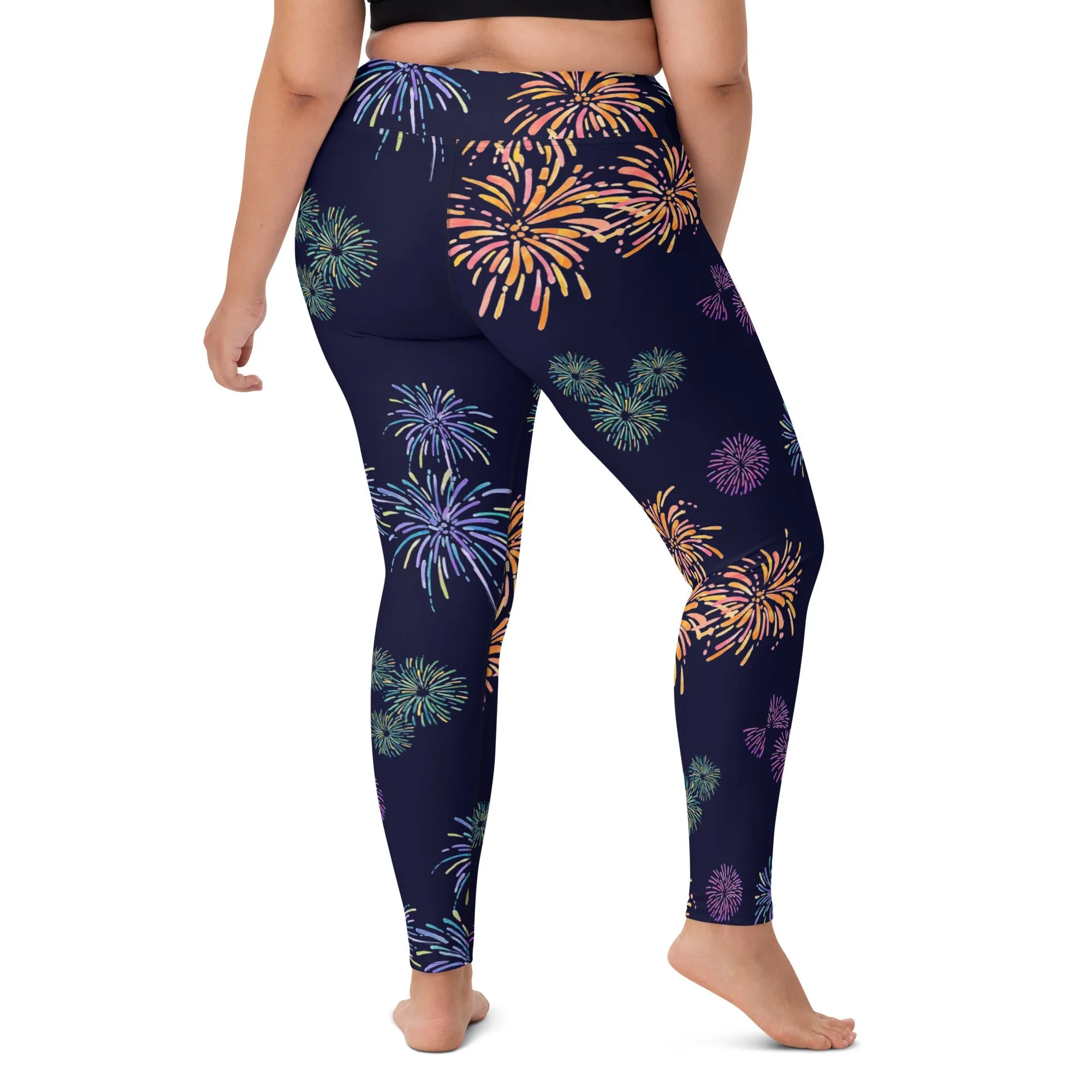 Fireworks Ears Yoga Leggings