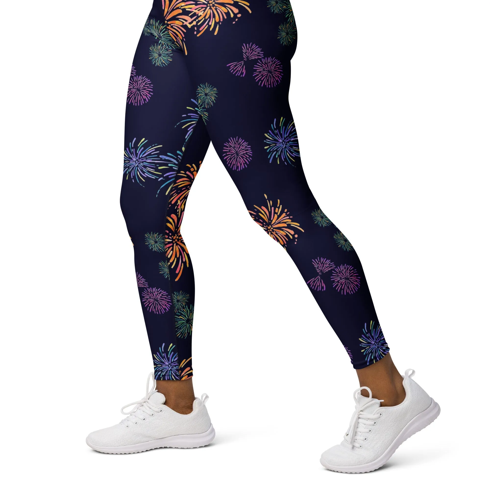 Fireworks Ears Yoga Leggings