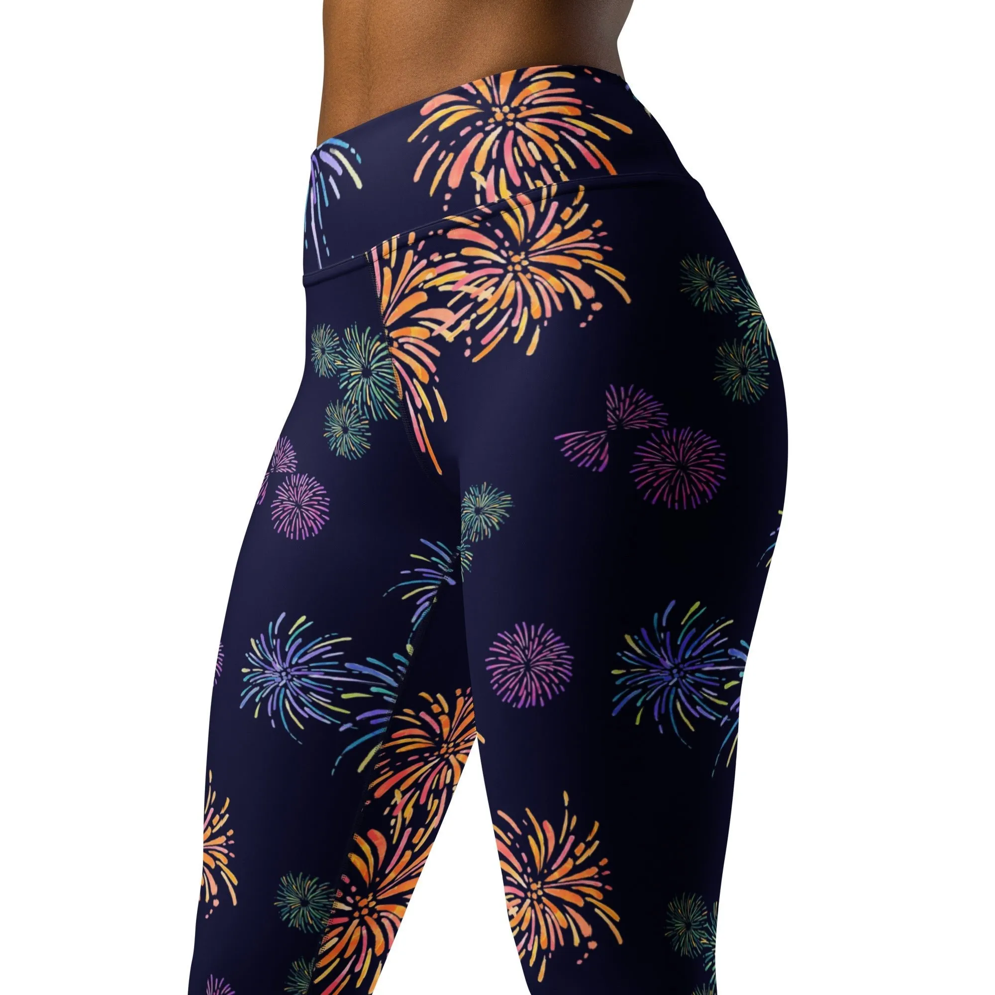 Fireworks Ears Yoga Leggings