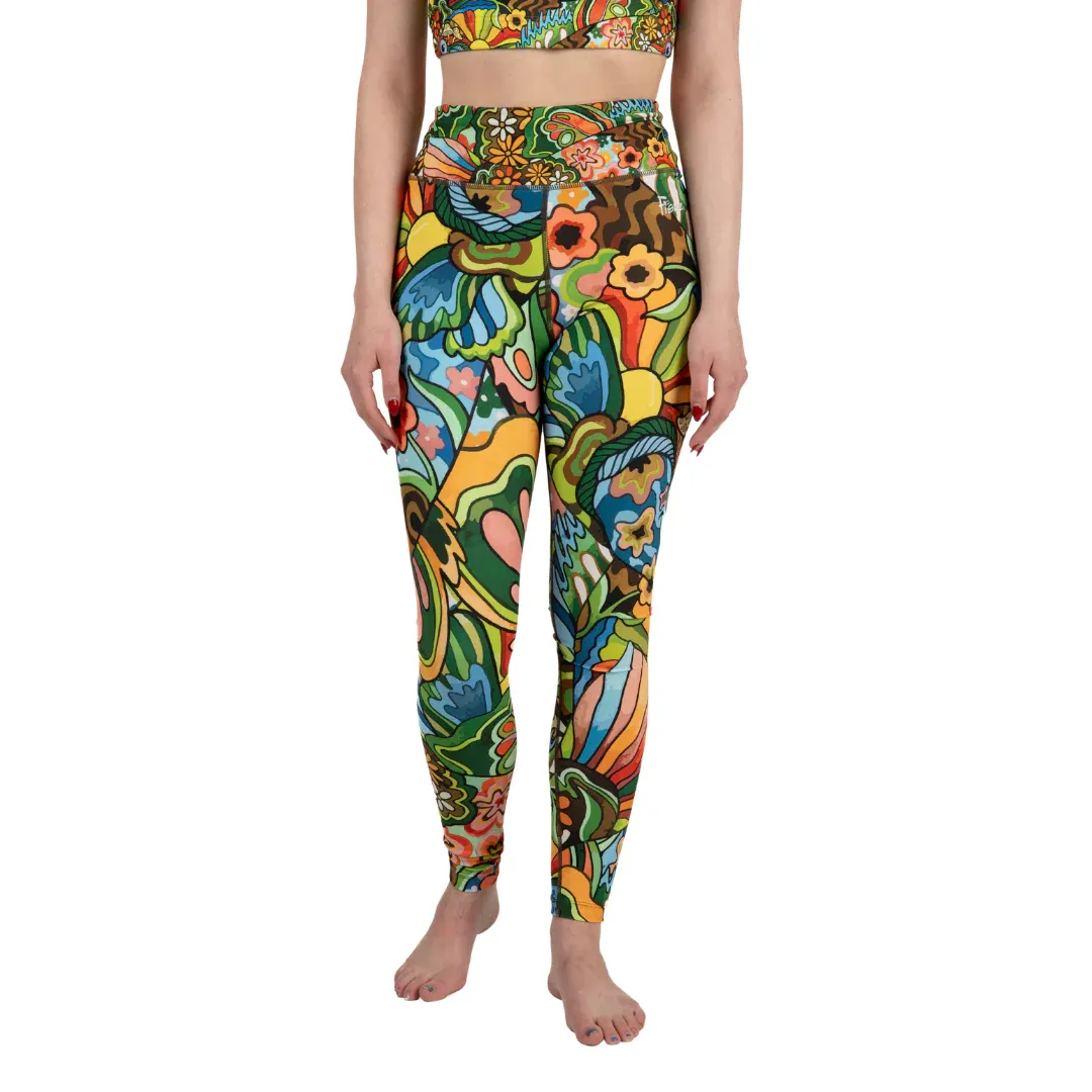 Fishe Boho Bass High-Waisted Leggings