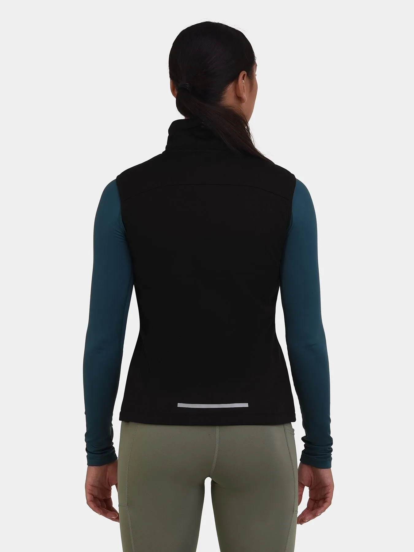 Flyweight Thermal Gilet For Women With Brushed Inner Fabric, Side & Internal Zip Pockets & Adjustable Toggles