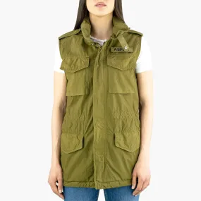 Gilet ASPESI in Popeline di Cotone Militare