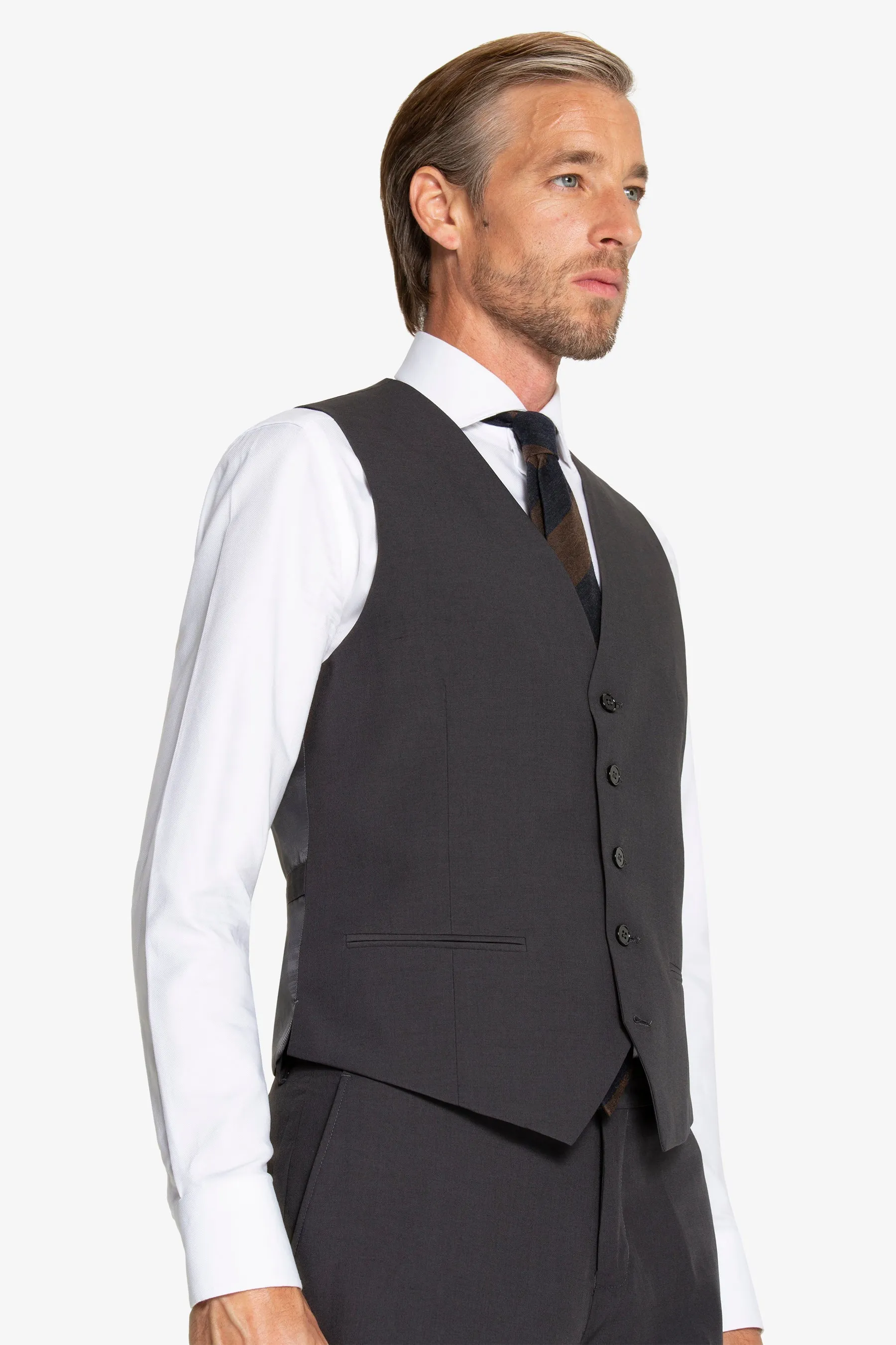 Gilet classico grigio scuro