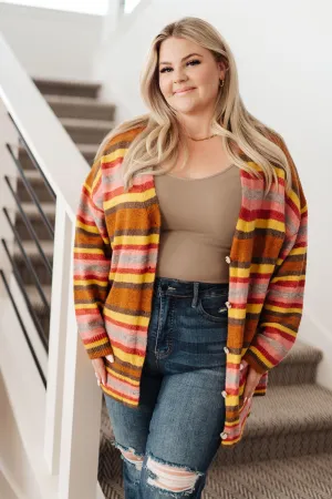 Henny Penny Striped Cardigan - GeeGee