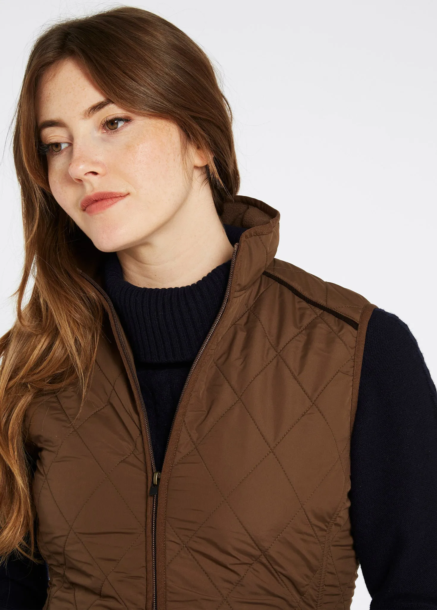 Heywood Women’s Quilted Gilet - Bronze