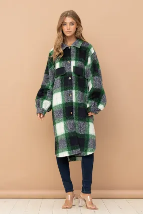 Holly Maxi Flannel Jacket