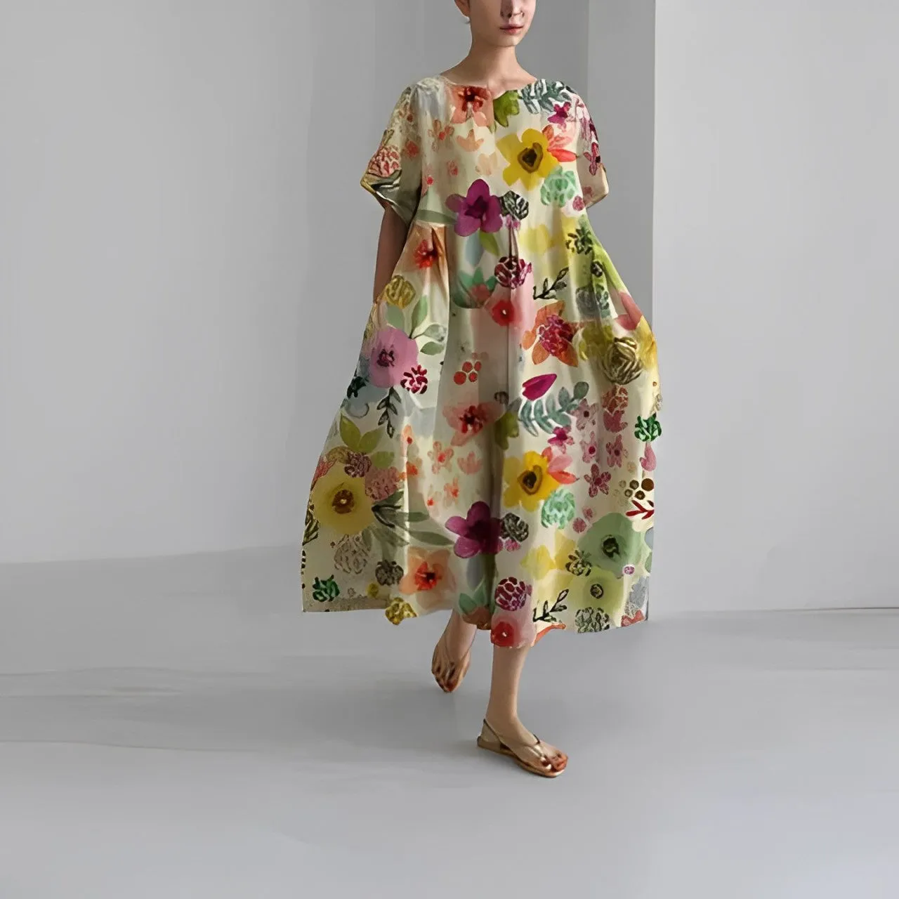 Inès - Charming Floral Dress