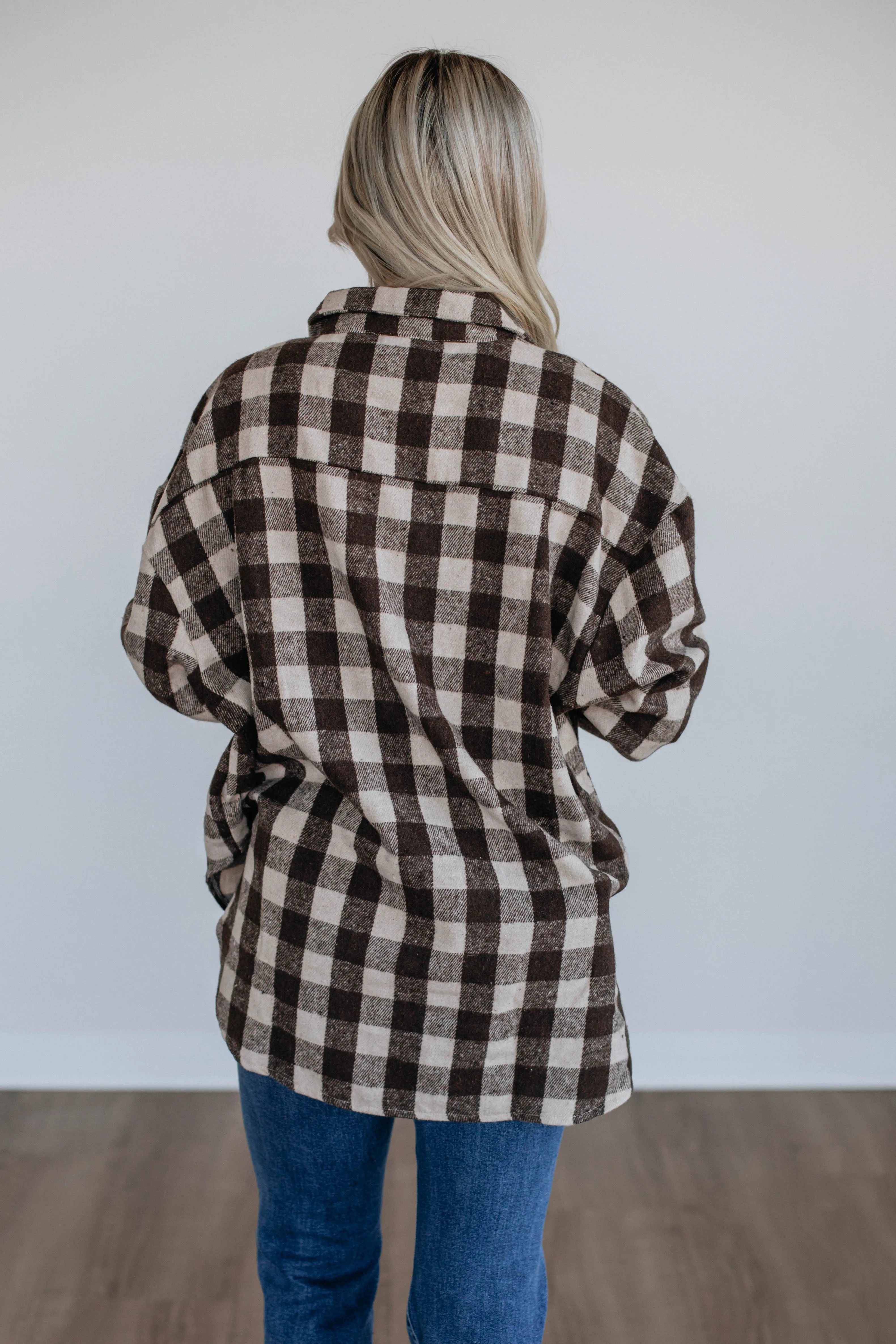 Jovanna Plaid Shacket