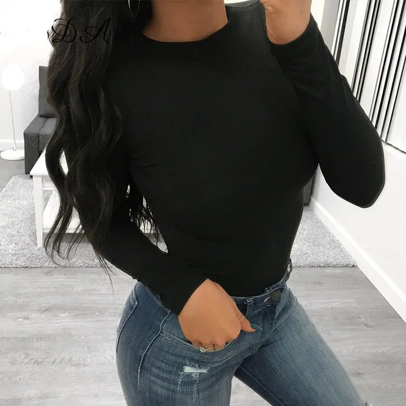 Long Sleeve O-Neck Bodysuit