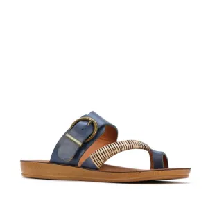 Los Cabos Bria Blue Light Flexible Sandal Jandal Navy