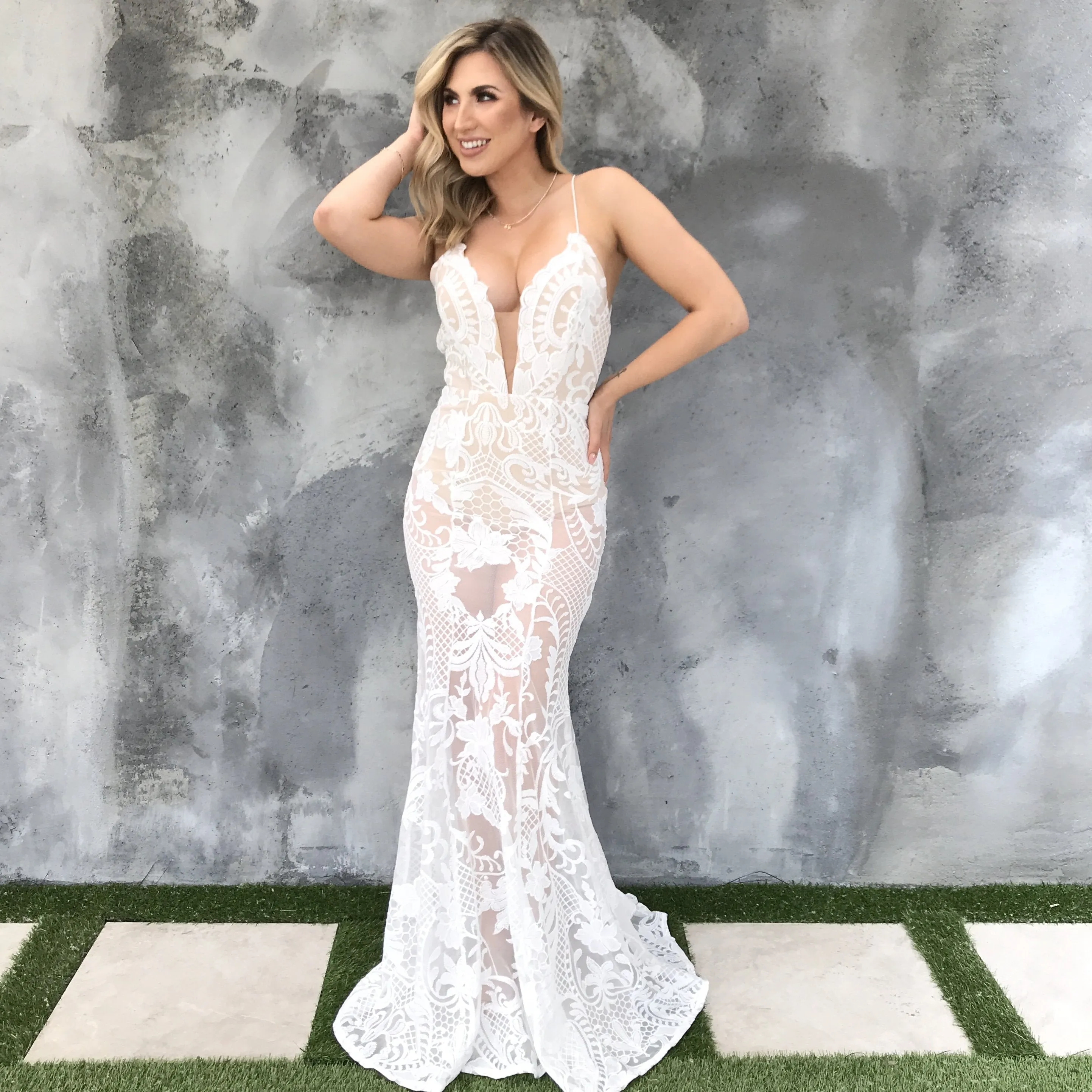 Lost In This Moment White Maxi Dress